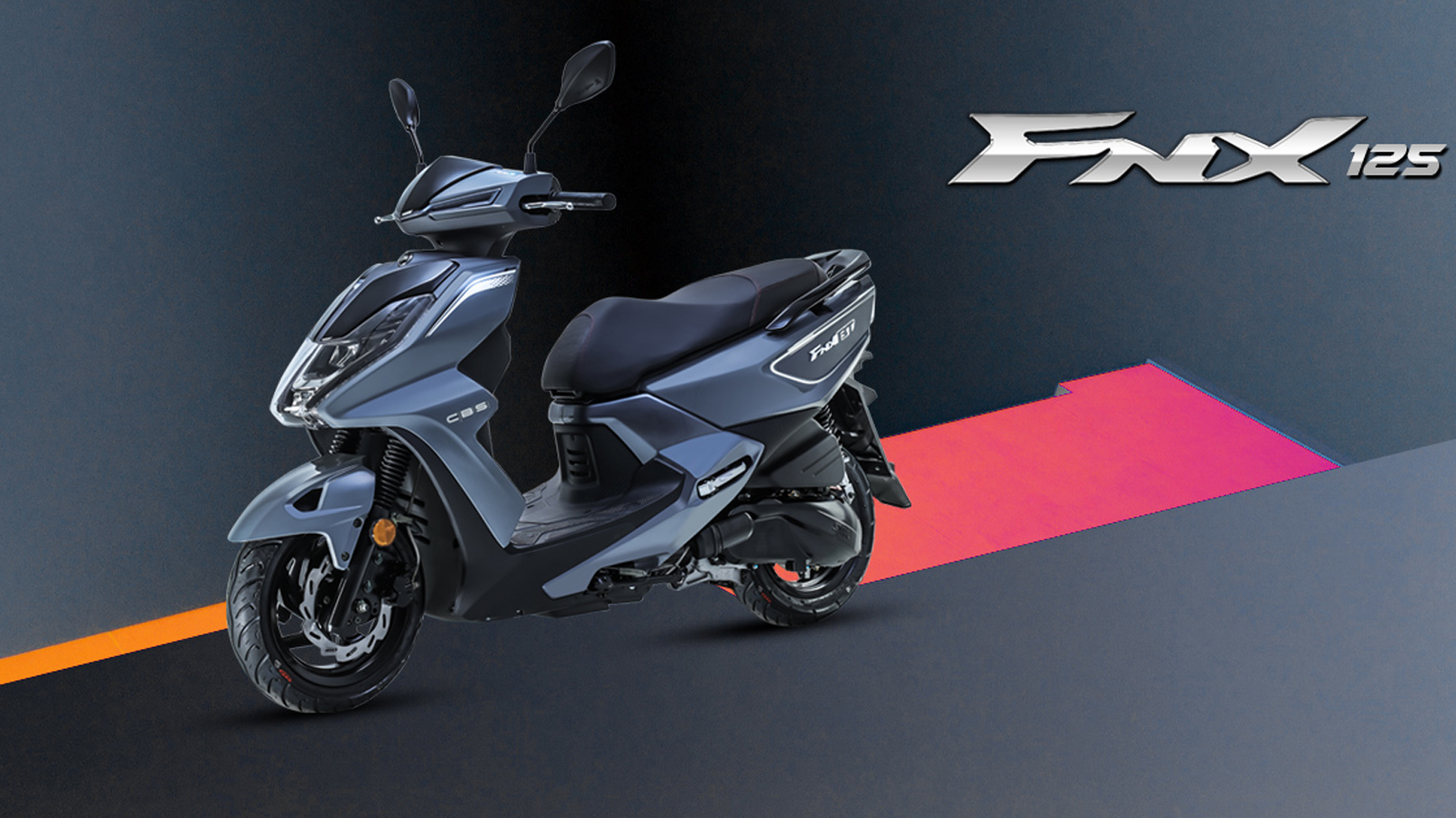 SYM FNX 125: Με αερόψυκτο κινητήρα απόδοσης 11,5 ίππων